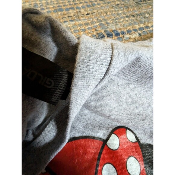 Disney Women's XL Monogram Jennifer T-shirt Pirate Gray Mini Mouse S/S Crew Neck - Picture 4 of 6